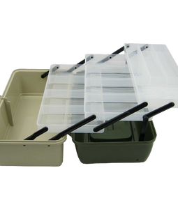 Ace Angling 3 Tray Cantilever Fishing Tackle Tough Box